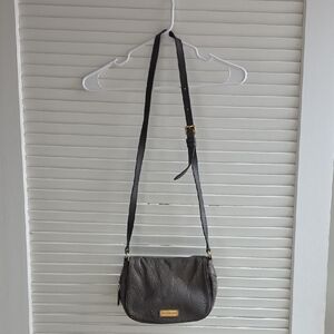 Marc By Marc Jacobs Taupe Leather Crossbody Bag